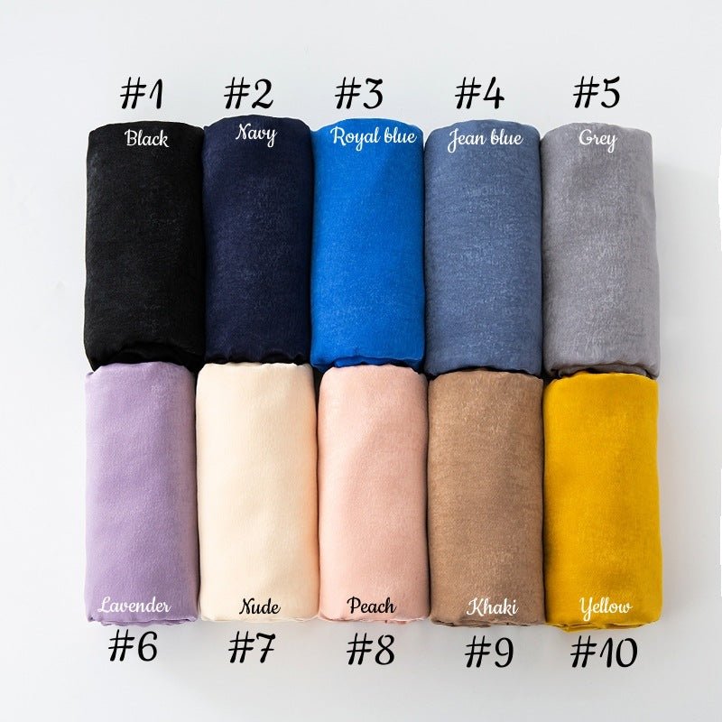 MH063 Matte Velvet Silk Hijab - SJB-DIAMOND ELITES