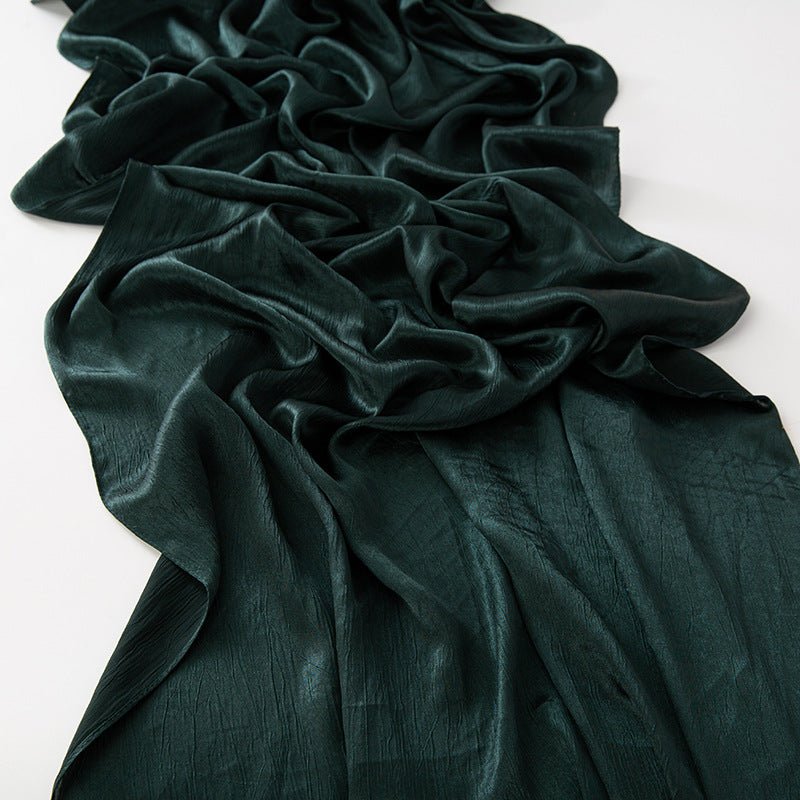 MH065 Bark Wrinkled Glossy Satin Imitation Silk - SJB-DIAMOND ELITES