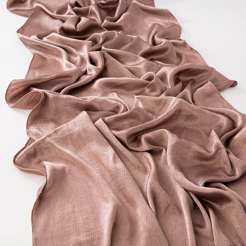 MH065 Bark Wrinkled Glossy Satin Imitation Silk - SJB-DIAMOND ELITES
