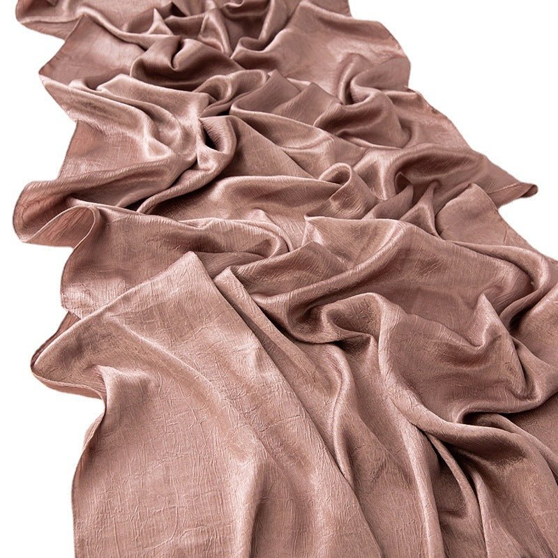 MH065 Bark Wrinkled Glossy Satin Imitation Silk - SJB-DIAMOND ELITES