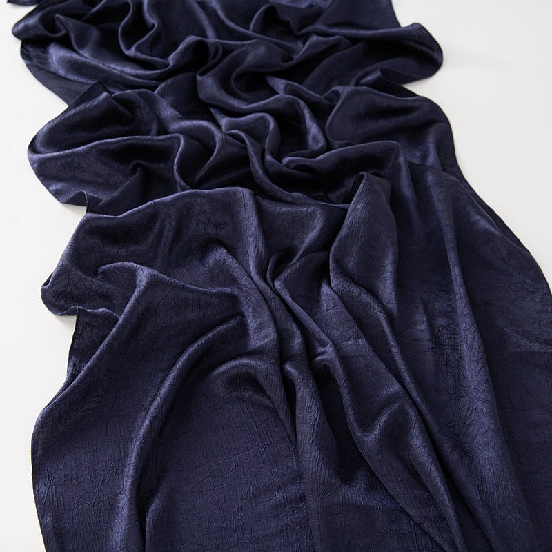 MH065 Bark Wrinkled Glossy Satin Imitation Silk - SJB-DIAMOND ELITES