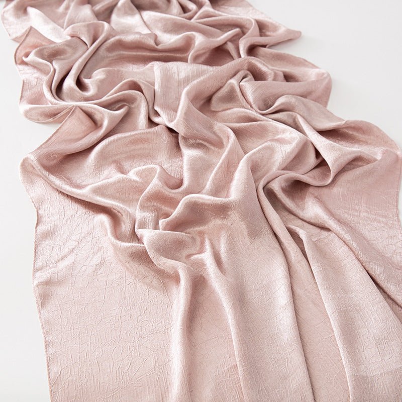 MH065 Bark Wrinkled Glossy Satin Imitation Silk - SJB-DIAMOND ELITES