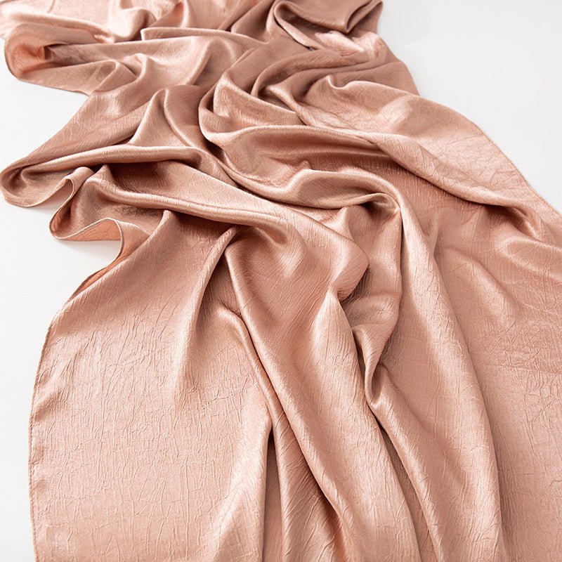 MH065 Bark Wrinkled Glossy Satin Imitation Silk - SJB-DIAMOND ELITES