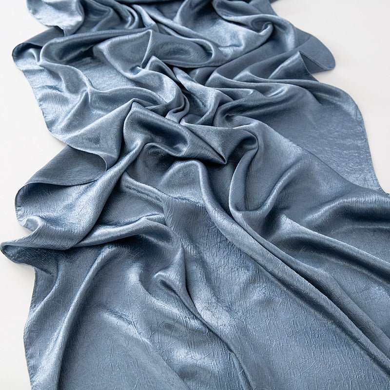MH065 Bark Wrinkled Glossy Satin Imitation Silk - SJB-DIAMOND ELITES