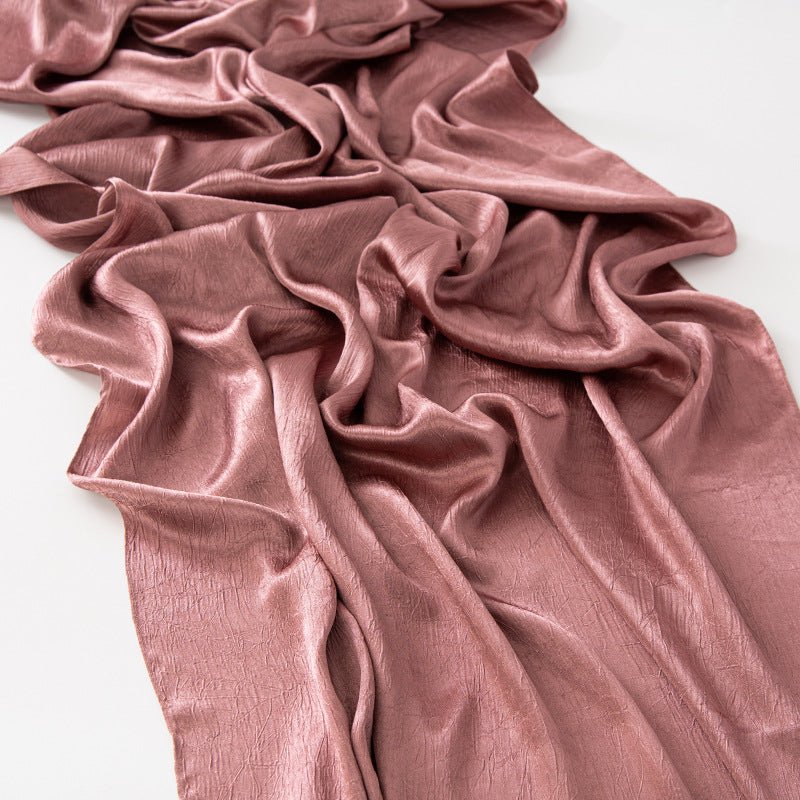 MH065 Bark Wrinkled Glossy Satin Imitation Silk - SJB-DIAMOND ELITES