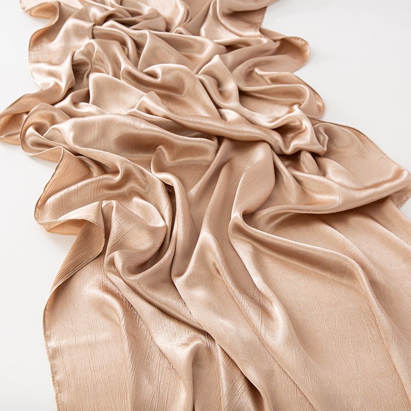 MH065 Bark Wrinkled Glossy Satin Imitation Silk - SJB-DIAMOND ELITES