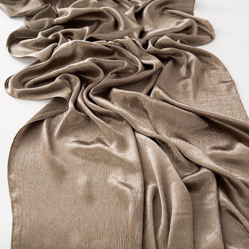 MH065 Bark Wrinkled Glossy Satin Imitation Silk - SJB-DIAMOND ELITES