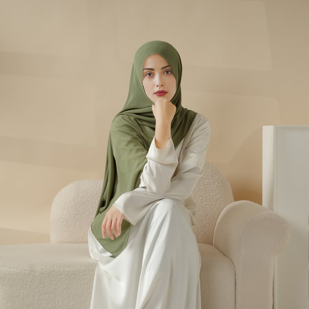 Plain Chiffon Shawl, Extra Fine Chiffon Hijab (MH067) - SJB-DIAMOND ELITES
