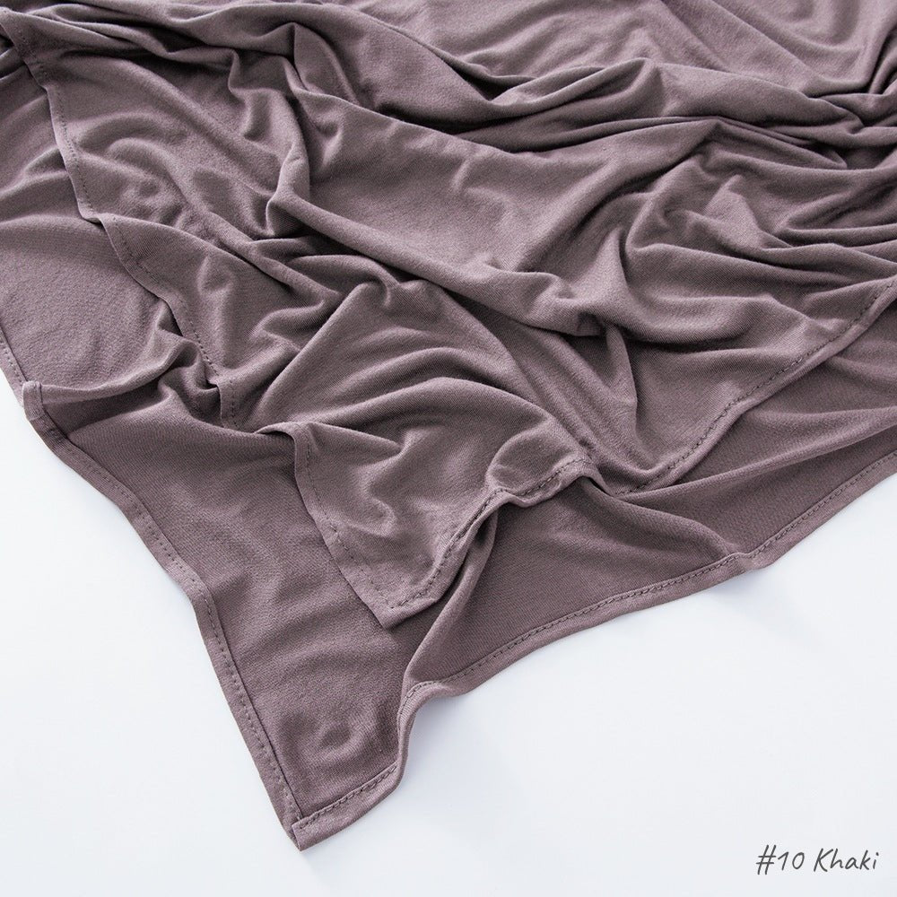 High Quality Right Angle Curled Modal Mercerized Cotton Breathable Hijab(MH068) - SJB-DIAMOND ELITES