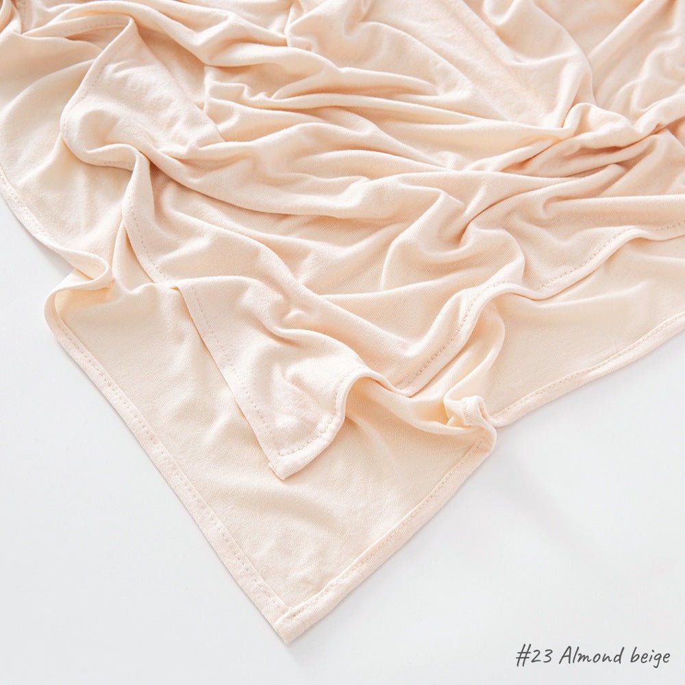 High Quality Right Angle Curled Modal Mercerized Cotton Breathable Hijab(MH068) - SJB-DIAMOND ELITES
