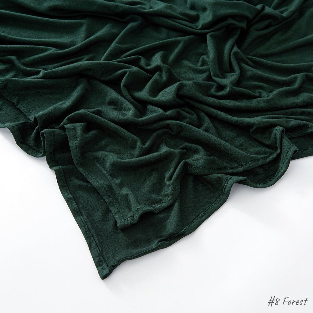 High Quality Right Angle Curled Modal Mercerized Cotton Breathable Hijab(MH068) - SJB-DIAMOND ELITES