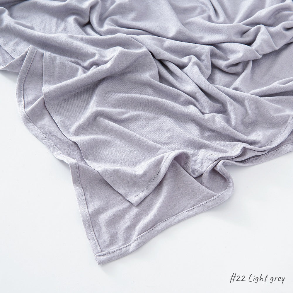 High Quality Right Angle Curled Modal Mercerized Cotton Breathable Hijab(MH068) - SJB-DIAMOND ELITES