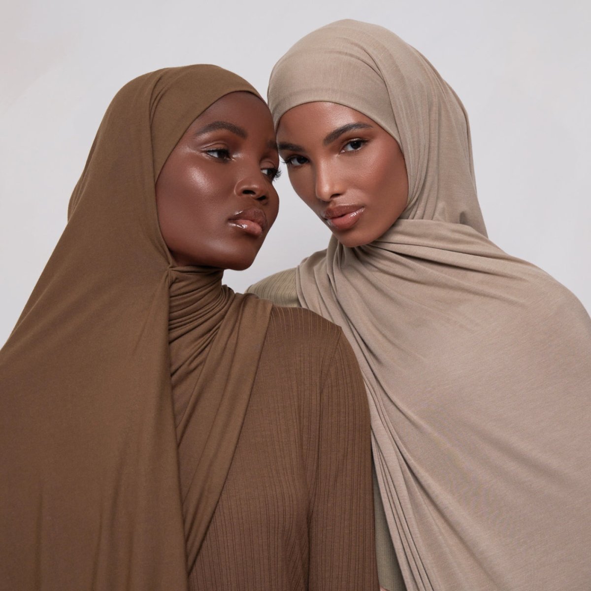 High Quality Right Angle Curled Modal Mercerized Cotton Breathable Hijab(MH068) - SJB-DIAMOND ELITES