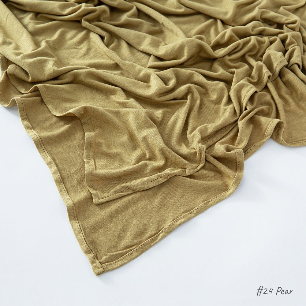 High Quality Right Angle Curled Modal Mercerized Cotton Breathable Hijab(MH068) - SJB-DIAMOND ELITES