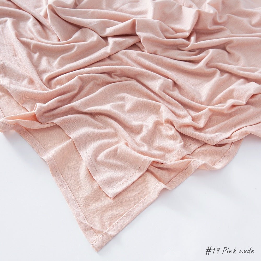 High Quality Right Angle Curled Modal Mercerized Cotton Breathable Hijab(MH068) - SJB-DIAMOND ELITES