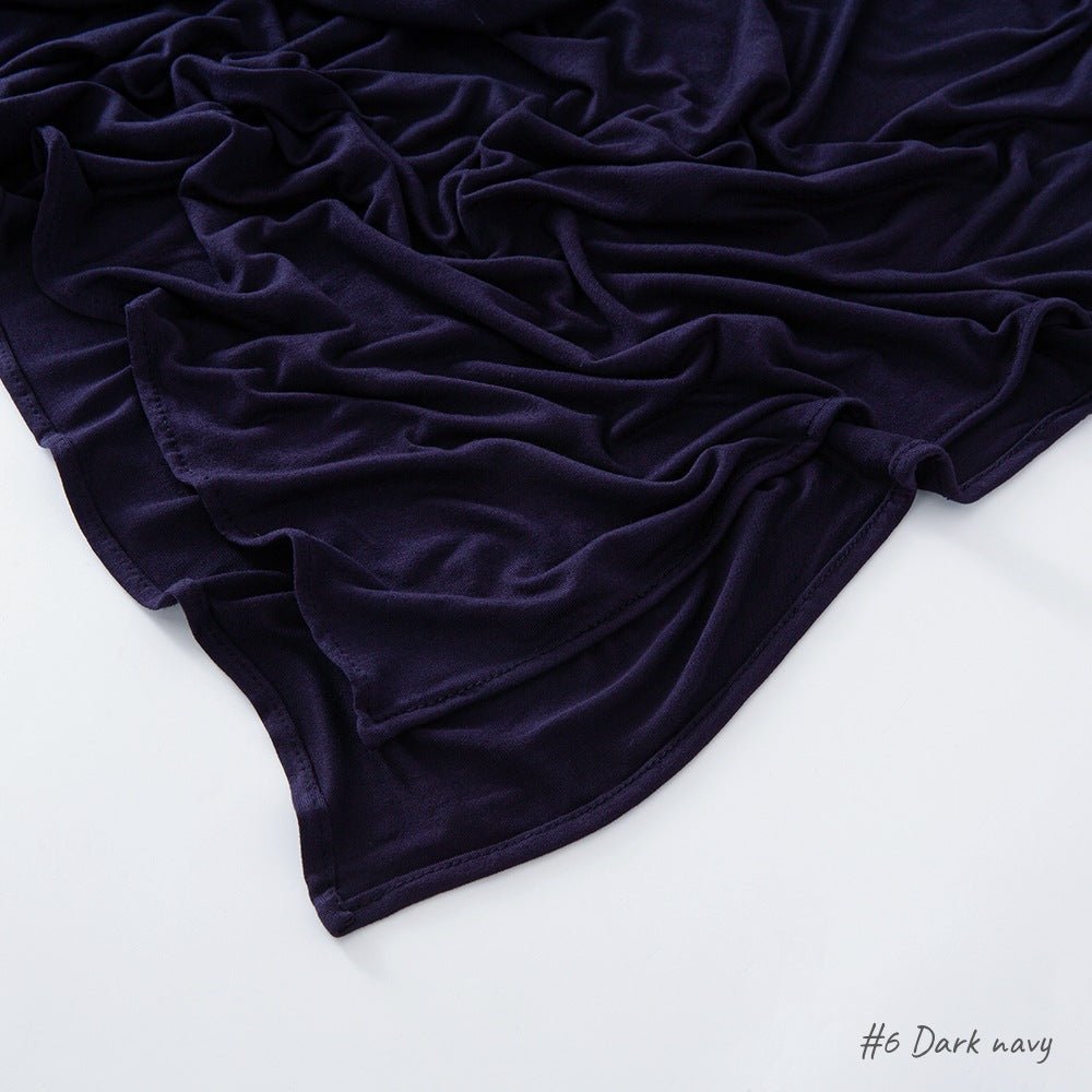 High Quality Right Angle Curled Modal Mercerized Cotton Breathable Hijab(MH068) - SJB-DIAMOND ELITES