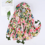 MH071 Cotton And Linen Printed Hijab