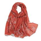MH071 Cotton And Linen Printed Hijab