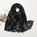 MH071 Cotton And Linen Printed Hijab