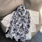 MH071 Cotton And Linen Printed Hijab