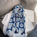 MH071 Cotton And Linen Printed Hijab