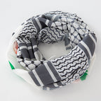 MH074 Keffiyeh Printed chiffon Hijab