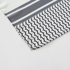 MH074 Keffiyeh Printed chiffon Hijab
