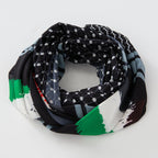 MH074 Keffiyeh Printed chiffon Hijab