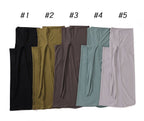 MH081 Dual Purpose Veil Bottom Hat Hijab