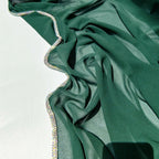 Diamond Trimmed Chiffon Hijab(MH087)
