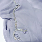 Diamond Trimmed Chiffon Hijab(MH087)