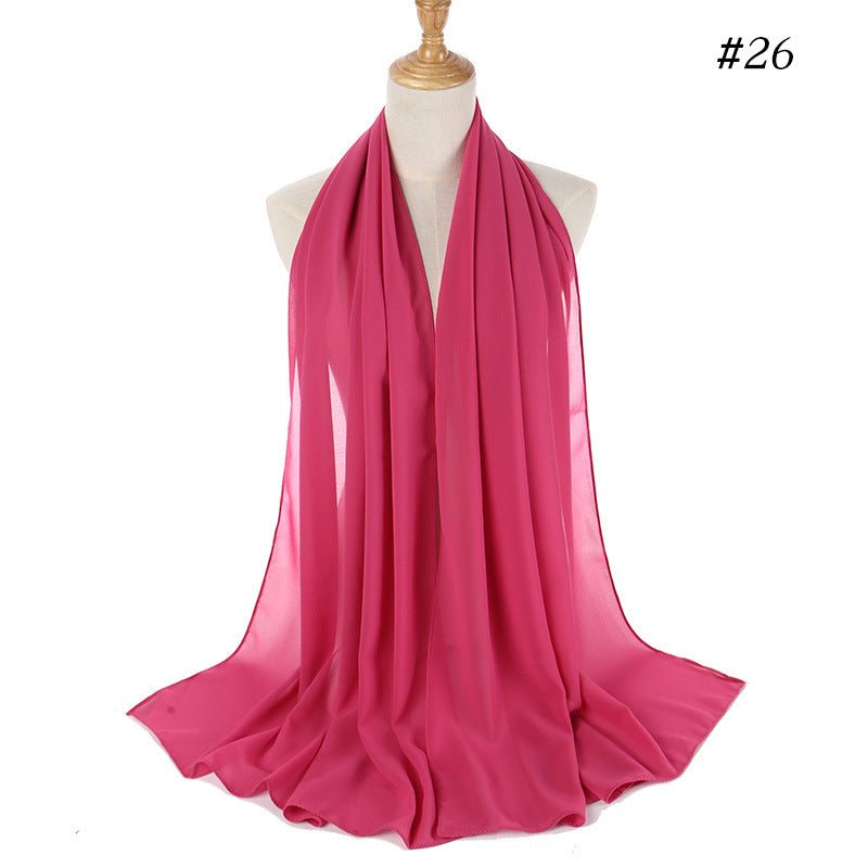 MH089 Pearl Chiffon Bubble Hijab Mariam's Collection