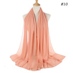 MH089 Pearl Chiffon Bubble Hijab Mariam's Collection