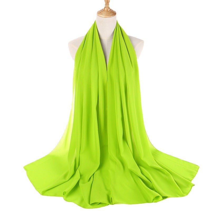MH089 Pearl Chiffon Bubble Hijab Mariam's Collection