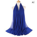 MH089 Pearl Chiffon Bubble Hijab Mariam's Collection