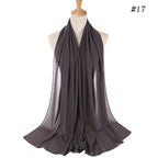 MH089 Pearl Chiffon Bubble Hijab Mariam's Collection