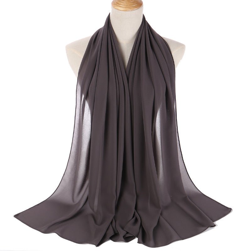 MH089 Pearl Chiffon Bubble Hijab Mariam's Collection