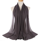 MH089 Pearl Chiffon Bubble Hijab Mariam's Collection