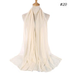 MH089 Pearl Chiffon Bubble Hijab Mariam's Collection