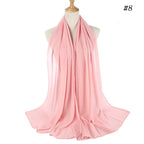 MH089 Pearl Chiffon Bubble Hijab Mariam's Collection