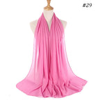 MH089 Pearl Chiffon Bubble Hijab Mariam's Collection
