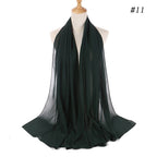 MH089 Pearl Chiffon Bubble Hijab Mariam's Collection