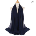 MH089 Pearl Chiffon Bubble Hijab Mariam's Collection