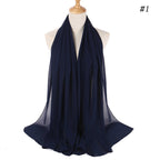 MH089 Pearl Chiffon Bubble Hijab Mariam's Collection