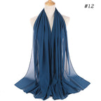 MH089 Pearl Chiffon Bubble Hijab Mariam's Collection