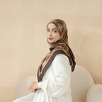 MH096 Printed Cashmere Touch Square Hijab