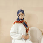 MH096 Printed Cashmere Touch Square Hijab