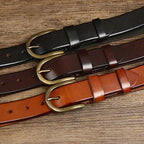 Retro Copper Buckle Men's Belt Pi-Mart