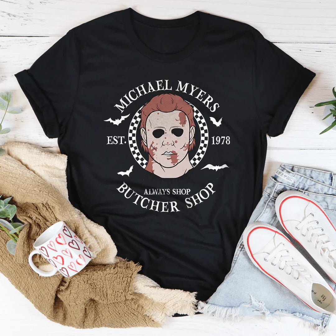 Michael Butcher Shop Tee Peachy Sunday