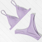 Micro Mini Bikini Swimwear Women Halter Push Up Bikini Set Padded Bra  Women's Underwired Triangle Bathing Two Pieces Swimsuit Bikini Set  Swimsuit Bandage Swim Suit Stevvex